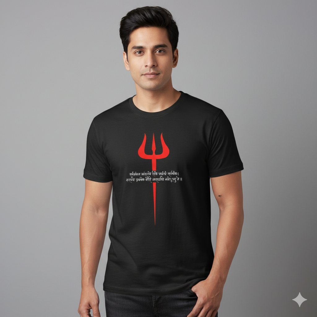 Mahadev Trishul - Unisex Classic Crew T-Shirt